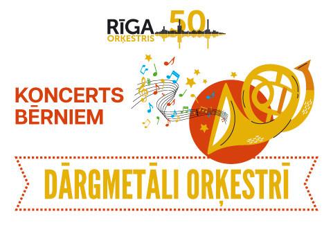 Izrādes "ORĶESTRA RĪGA KONCERTS BĒRNIEM DĀRGMETĀLI ORĶESTRĪ" attels