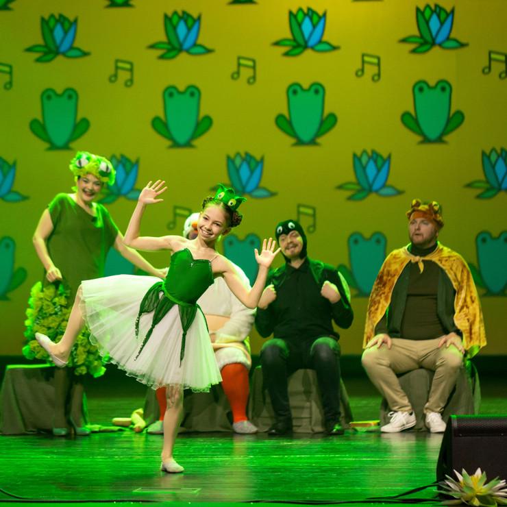 Image of the event "Muzikālās pasakas mazajiem. Varde par solisti"