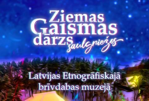 Izrādes "ZIEMAS GAISMAS DĀRZS SAULGRIEŽOS" attels