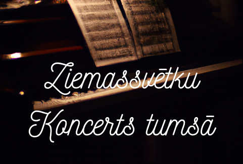 Izrādes "Ziemassvētku koncerts tumsā" attels