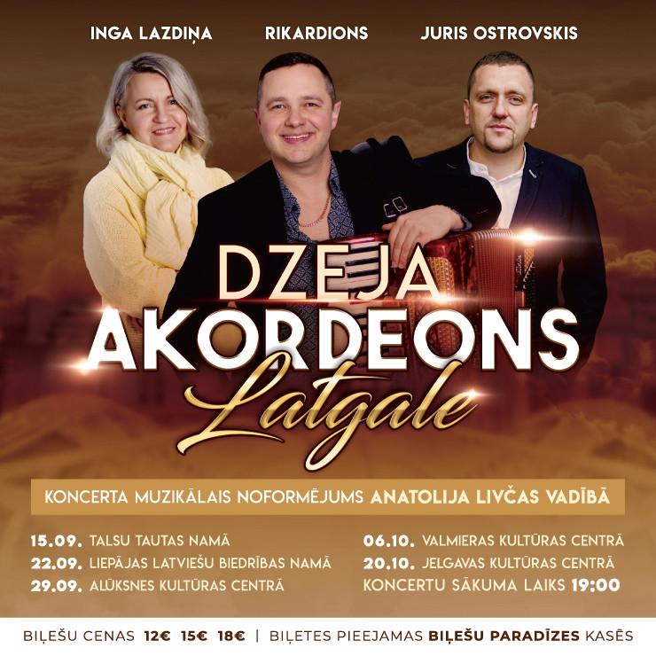 Izrādes "RIKARDIONS koncerts / Dzeja Akordeons Latgale" attels