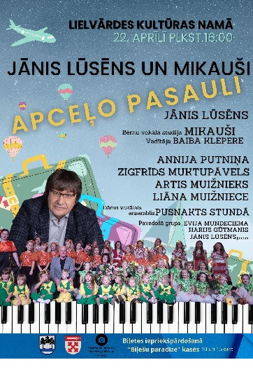 Jānis Lūsēns un Mikauši APCEĻO PASAULI