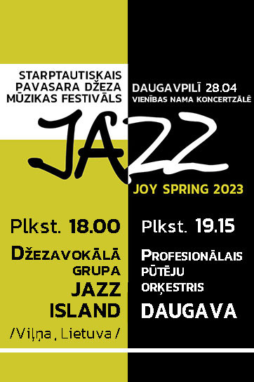 XVII starptautiskais pavasara džeza mūzikas festivāls JAZZ JOY SPRING 2023 / Džeza vokālā grupa JAZZ ISLAND (Viļņa, Lietuva)