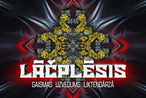 Izrādes "LĀČPLĒSIS. GAISMAS UZVEDUMS LIKTEŅDĀRZĀ" attels
