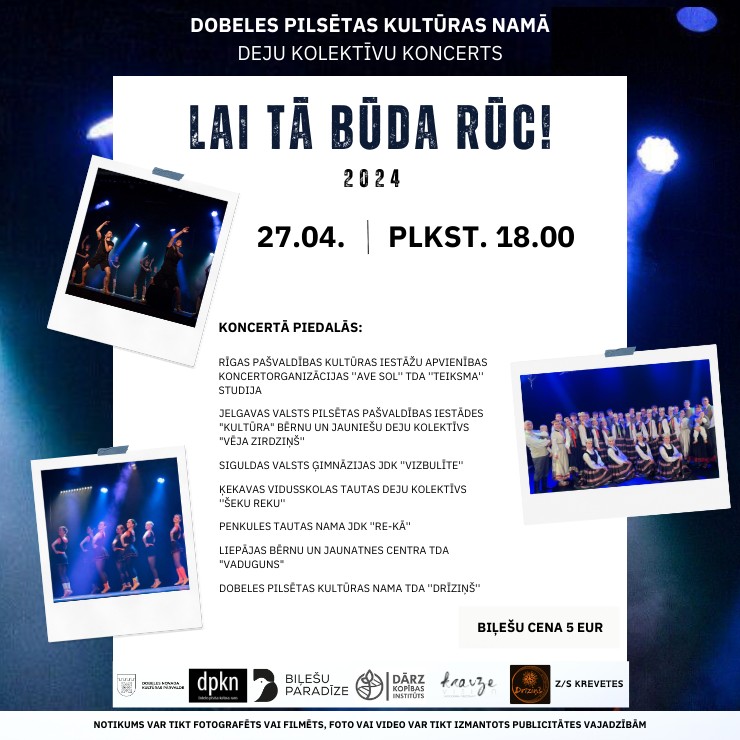 Izrādes "Lai tā būda rūc | deju kolektīvu koncerts" attels