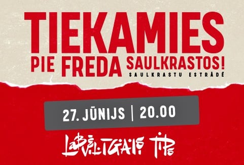 Izrādes "grupa Labvēlīgais Tips | TIEKAMIES pie FREDA Saulkrastos!" attels