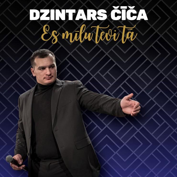 Izrādes "DZINTARS ČĪČA solokoncertā ES MĪLU TEVI TĀ" attels