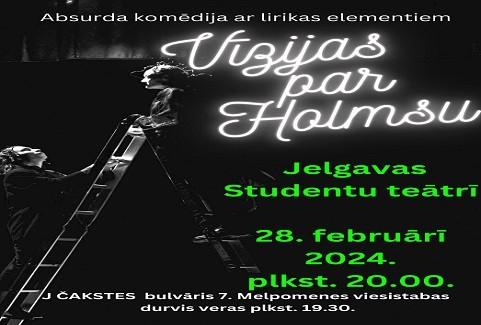 Izrādes "Vīzijas par Holmsu" attels