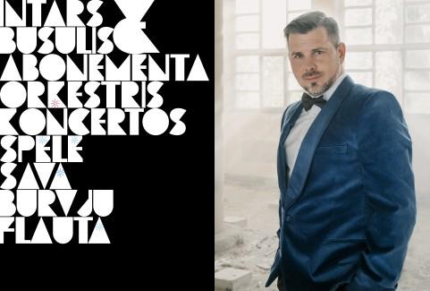 Izrādes "Intara Busuļa solo koncerts "Spēlē savā burvju flautā"" attels