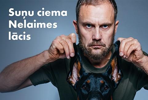 Izrādes "Suņu ciema Nelaimes lācis" attels