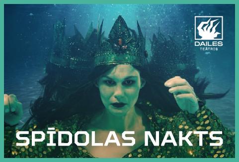 Izrādes "SPĪDOLAS NAKTS" attels