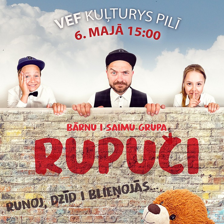 Izrādes "Bērnu un ģimeņu grupa RUPUČI / Runoj, dzīd i blieņojās..." attels