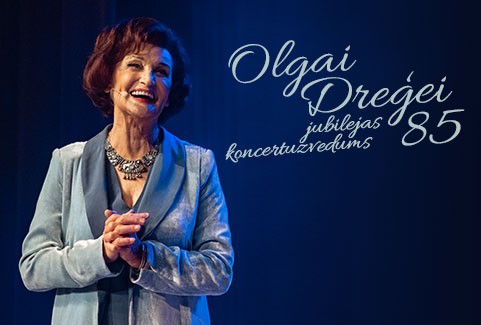 Izrādes "Olgai Dreģei 85 / jubilejas koncertuzvedums" attels
