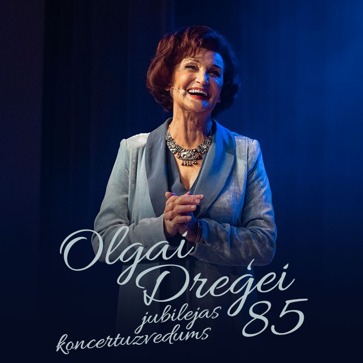 Izrādes "Olgai Dreģei 85 / jubilejas koncertuzvedums" attels