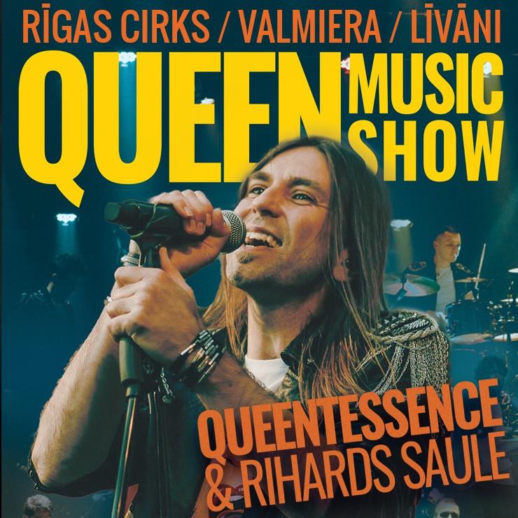 Izrādes "QUEEN MUSIC SHOW - QueenTessence & Rihards Saule" attels
