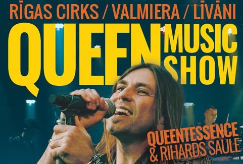 Izrādes "QUEEN MUSIC SHOW - QueenTessence & Rihards Saule" attels