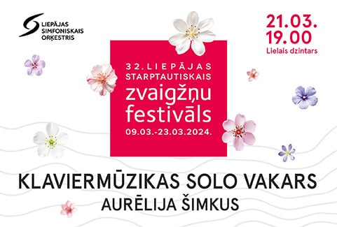 Image of the event "Piano Music Solo Night. Aurēlija Šimkus"