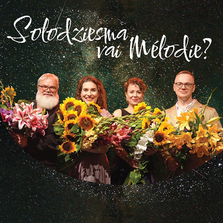 Image of the event "Koncertuzvedums SOLODZIESMA VAI MELODIE? | Vizma Zvaigzne, Žustīne Eko, Aldis Liepiņš, Edgars Raginskis"