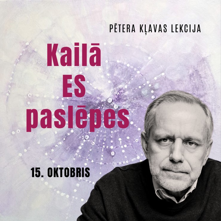 Izrādes "PĒTERA KĻAVAS lekcija "Kailā ES paslēpes"" attels