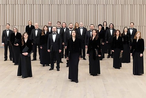 Izrādes "Senās mūzikas festivāls. Latvijas Radio koris. Johans Sebastiāns Bahs Leipcigā" attels