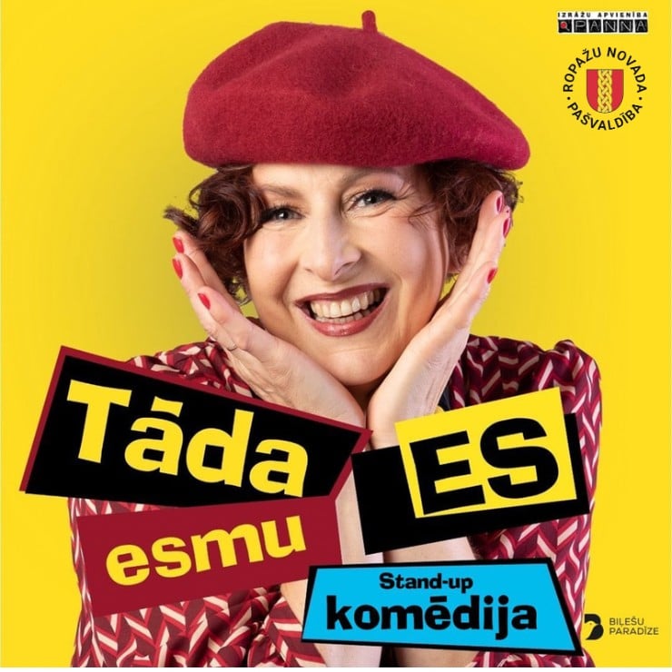Izrādes "TĀDA ES ESMU komēdija - absolūti atklāts sievietes miesas stāsts" attels