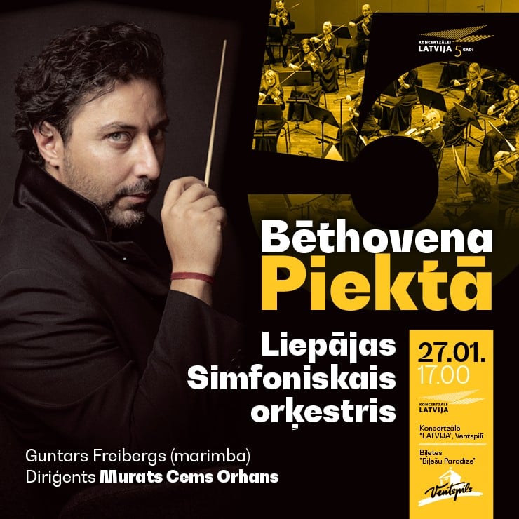 Izrādes "Bēthovena Piektā" attels