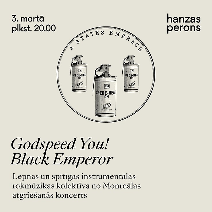 Izrādes "Godspeed You! Black Emperor. Koncerts Hanzas peronā" attels