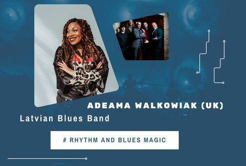 Izrādes "Latvian Blues Band & Adeama Walkowiak koncertā #Rhythm And Blues Magic" attels