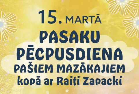 Izrādes "Pasaku pēcpusdiena pašiem mazākajiem kopā ar Raiti Zapacki" attels