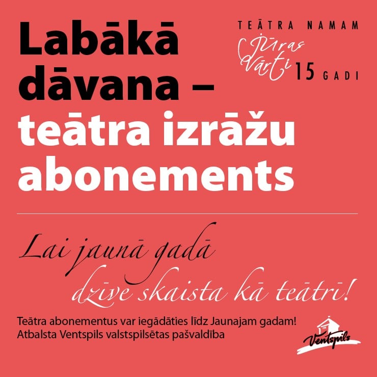 Izrādes "Teātra abonements JŪRAS VĀRTI 24" attels