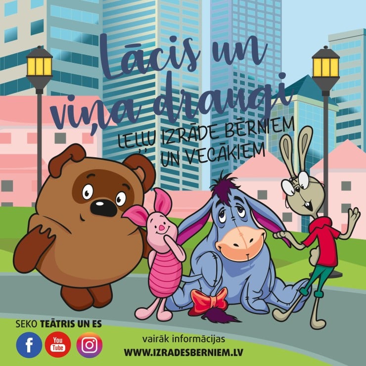 Izrādes "LĀCIS UN VIŅA DRAUGI leļļu izrāde bērniem un vecākiem | TEĀTRIS UN ES" attels