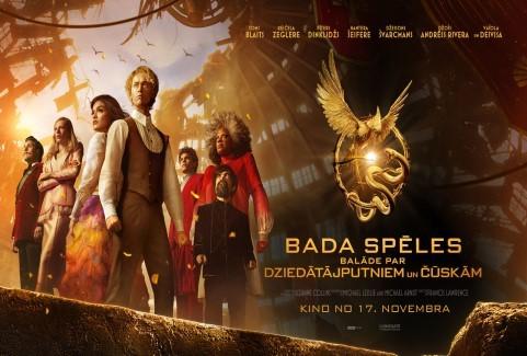 Izrādes "Kinoseanss / BADA SPĒLES: BALĀDE PAR DZIEDĀTĀJPUTNIEM UN ČŪSKĀM" attels