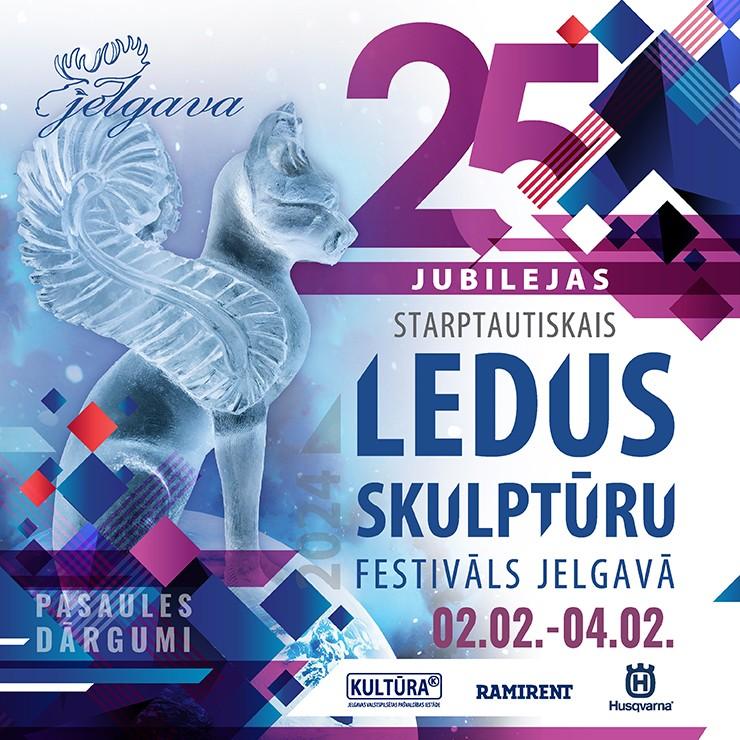 Izrādes "25. Starptautiskais Ledus skulptūru festivāls Jelgavā" attels