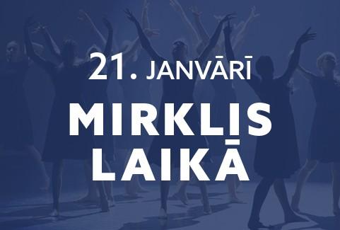 Izrādes "Deju studijas RITMS koncerts MIRKLIS LAIKĀ" attels