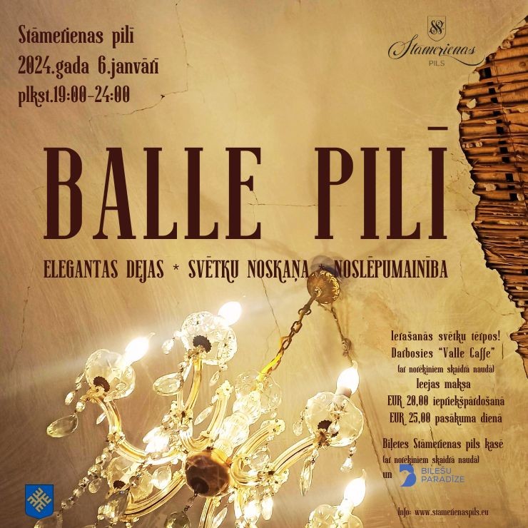 Izrādes "BALLE PILĪ" attels