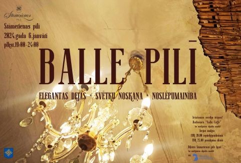 Izrādes "BALLE PILĪ" attels