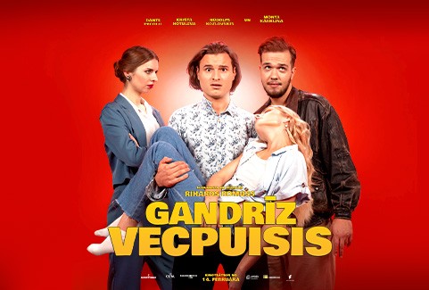 Izrādes "Spēlfilma GANDRĪZ VECPUISIS" attels