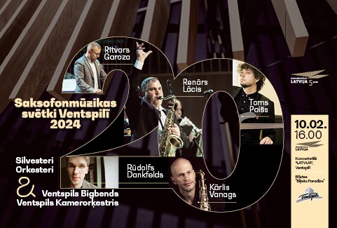 Izrādes "Saksofonmūzikas svētki Ventspilī | SILVESTERI ORKESTERI & Ventspils Bigbends" attels