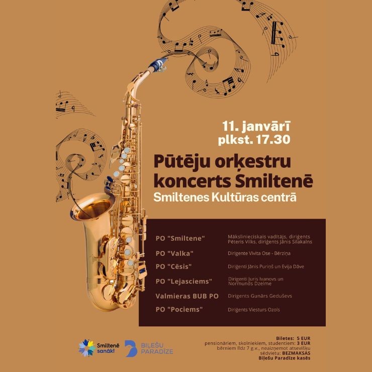 Izrādes "Pūtēju orķestru koncerts Smiltenē" attels