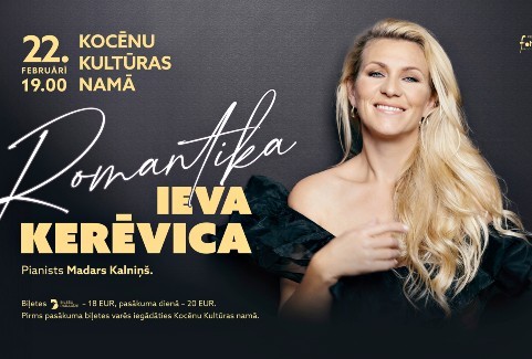 Izrādes "Ievas Kerēvicas koncerts ROMANTIKA" attels