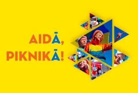 Izrādes "Aidā, piknikā!" attels