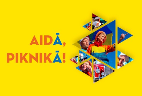 Izrādes "Aidā, piknikā!" attels