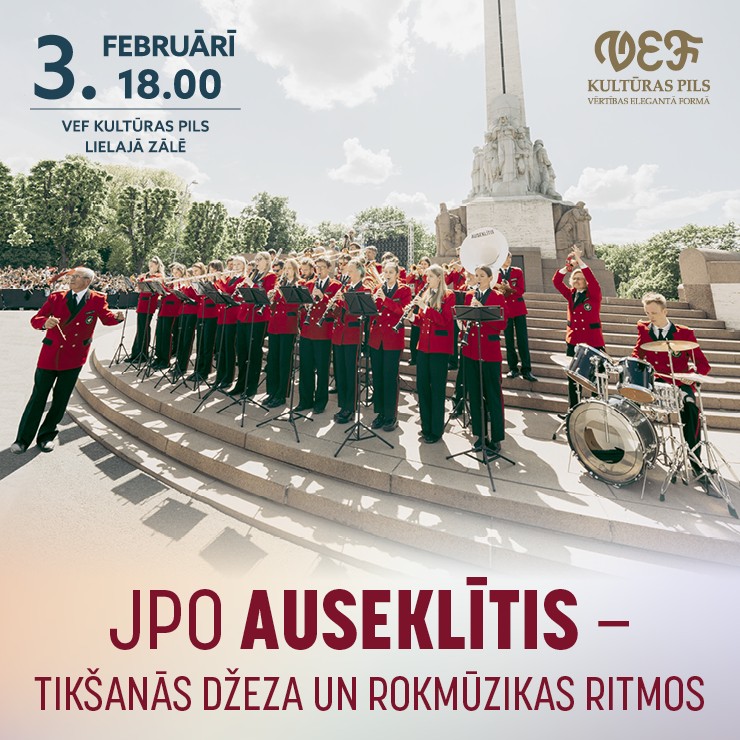 Izrādes "JPO AUSEKLĪTIS – Tikšanās džeza un rokmūzikas ritmos" attels
