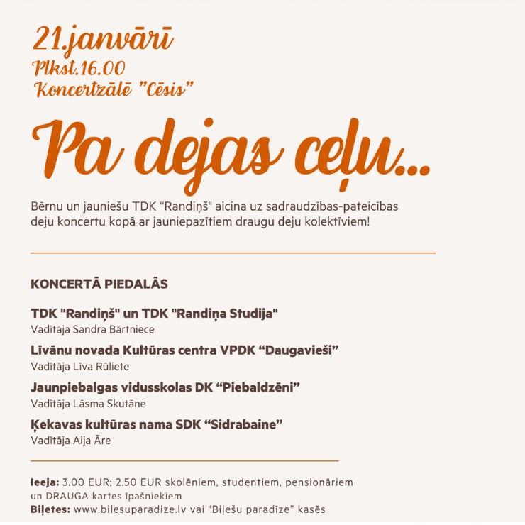 Izrādes "Deju koncerts / Pa dejas ceļu..." attels