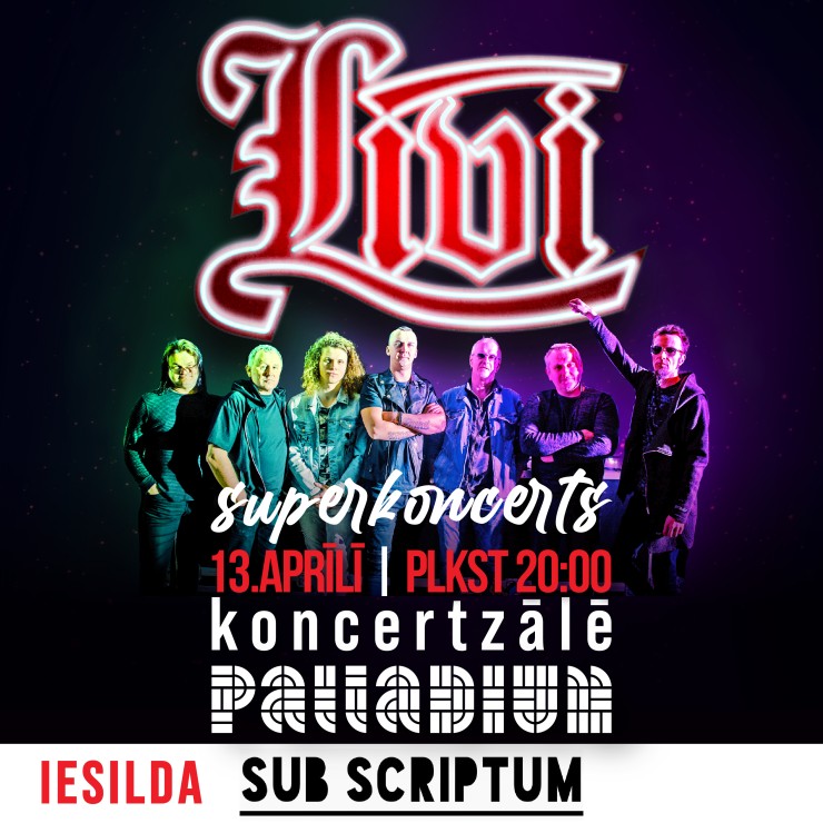 Izrādes "LĪVI - SUPERKONCERTS PALLADIUM" attels
