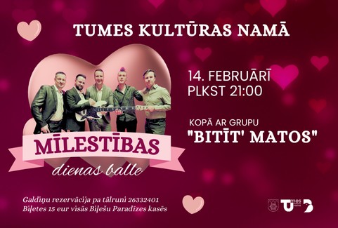 Izrādes "Mīlestības dienas balle" attels