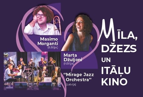 Izrādes "Koncerts “Mīla, džezs un itāļu kino”" attels