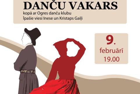 Izrādes "DANČU VAKARS kopā ar OGRES DANČU KLUBU" attels