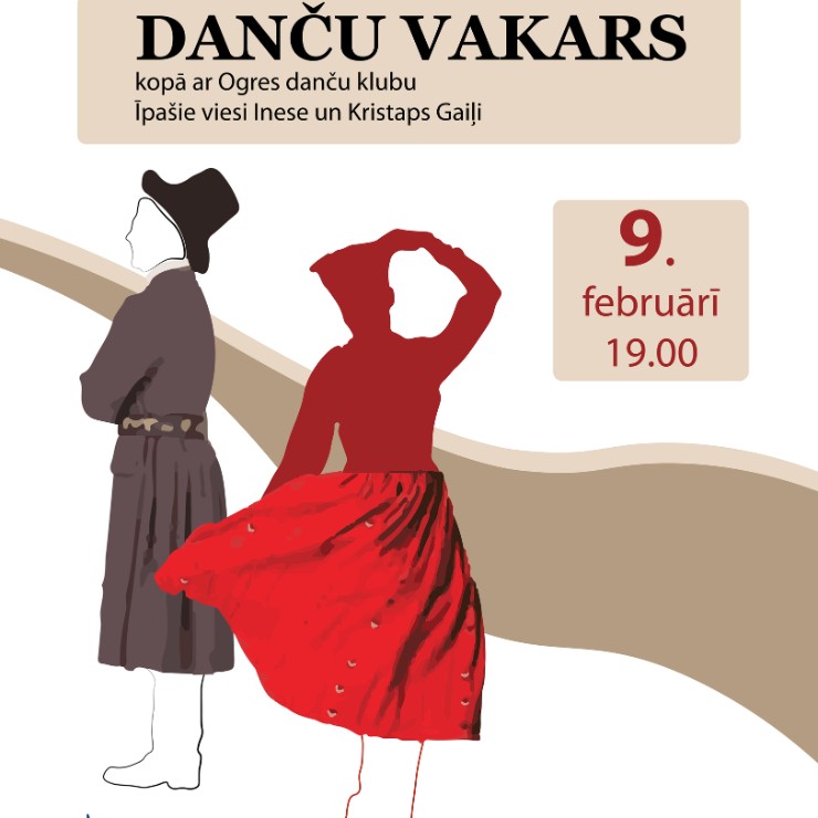 Izrādes "DANČU VAKARS kopā ar OGRES DANČU KLUBU" attels