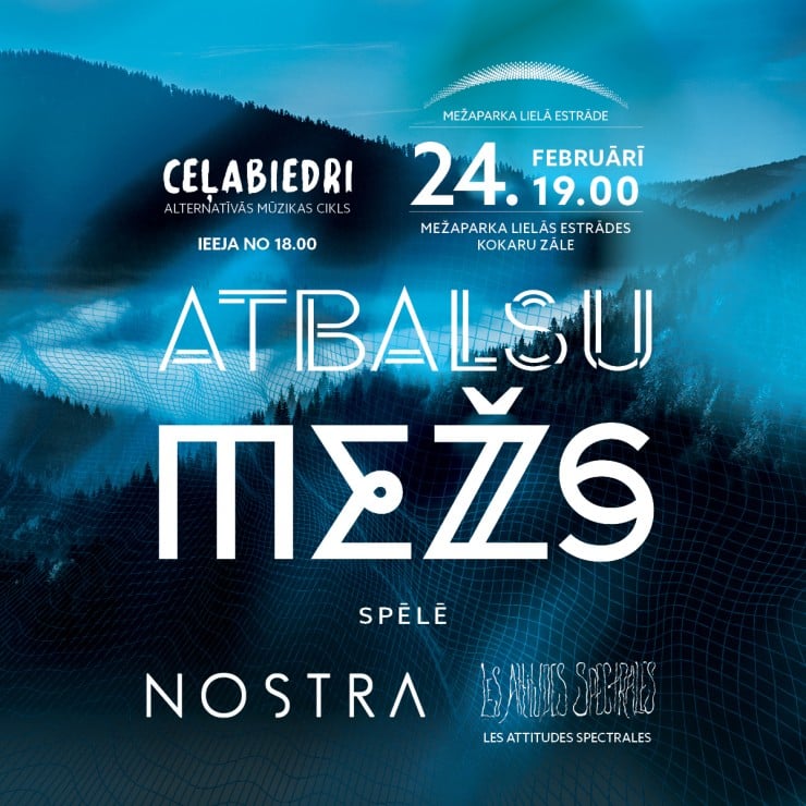 Izrādes "Alternatīvās mūzikas cikla CEĻABIEDRI koncerts ATBALSU MEŽS" attels